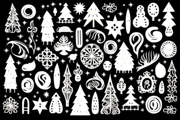 Christmas Kids Decals Stickers Toys Collection  