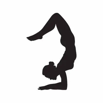 Yoga Woman Zen Gymnast Sign Sticker Decal