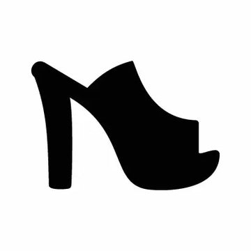 Woman Shoe Sign Sticker Decal