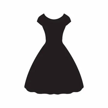 Woman Dress Fashion Sign Sticker Decal