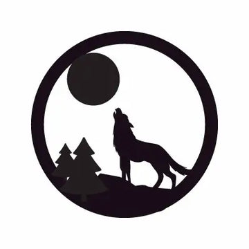 Wolf Animal Sign Sticker Decal