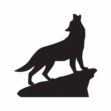 Wolf Animal Sign Sticker Decal