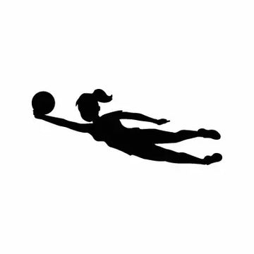 Volleyball Woman Girl Beach Sport Sign Sticker Decal
