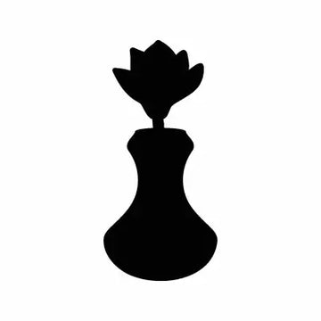Vase Flower Sign Sticker Decal