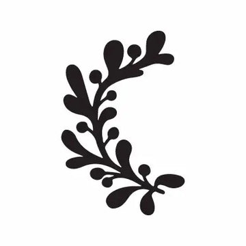 Mistletoe Christmas Plant Sign Sticker Decal