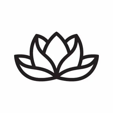 Lotus Flower Plant Sign Sticker Decal