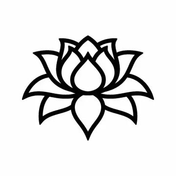 Lotus Flower Plant Sign Sticker Decal