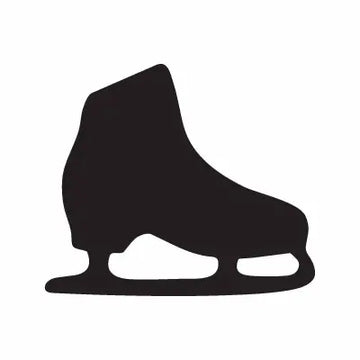 Ice Skate Sport Sign Sticker Decal
