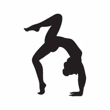 Gymnast Yoga Sport Sign Sticker Decal