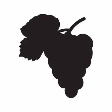 Grape Fruit Food Sign Sticker Decal