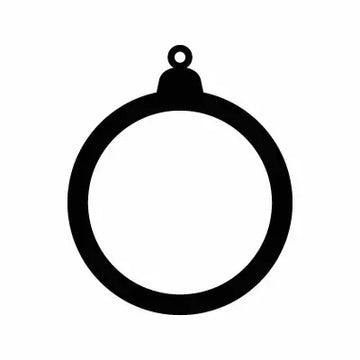 Globe Christmas Sign Sticker Decal