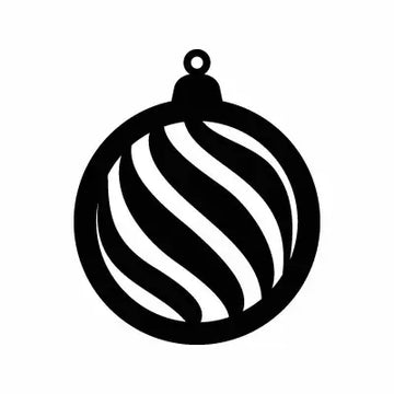 Globe Christmas Sign Sticker Decal