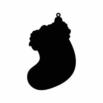 Stockings Christmas Sign Sticker Decal