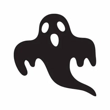 Ghost Halloween Sign Sticker Decal