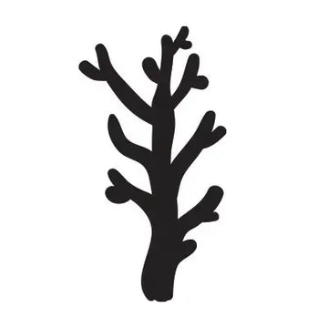 Coral Plant Sign Sticker Decal