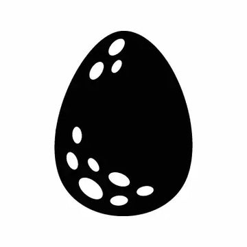 Egg Easter Dino Sign Sticker Decal