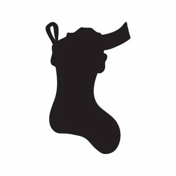 Stocking Christmas Sign Sticker Decal