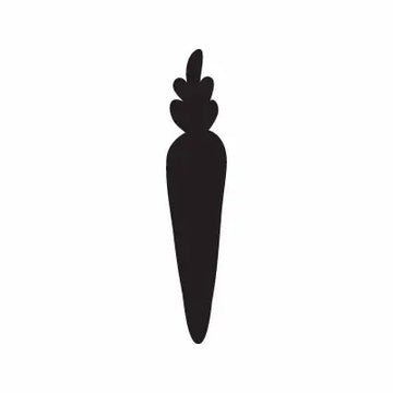 Carrot Plant Food Sign Sticker Decal