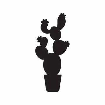 Cactus Plant Sign Sticker Decal