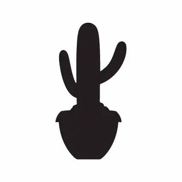 Cactus Plant Sign Sticker Decal