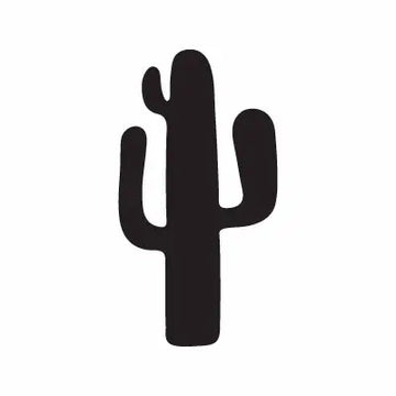 Cactus Plant Sign Sticker Decal