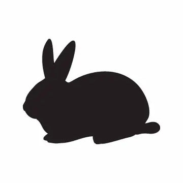 Bunny Easter Animal Sign Sticker Decal