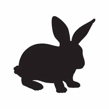 Bunny Easter Animal Sign Sticker Decal
