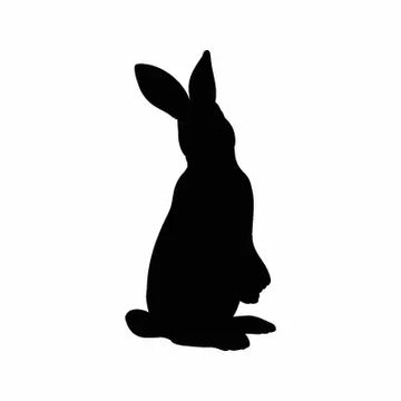 Bunny Easter Animal Sign Sticker Decal