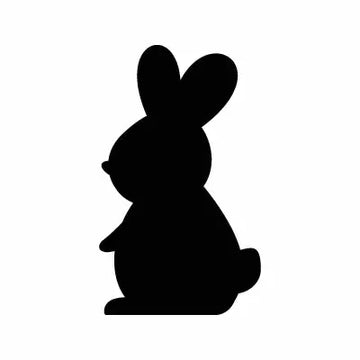Bunny Easter Animal Sign Sticker Decal