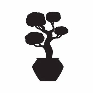 Bonsai Plant Sign Sticker Decal