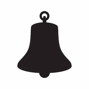 Bell Christmas Sign Sticker Decal