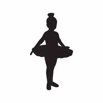 Ballet Girl Tutu Sign Sticker Decal