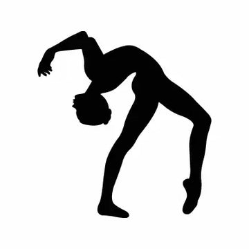 Ballet Yoga Girl Tutu Sign Sticker Decal