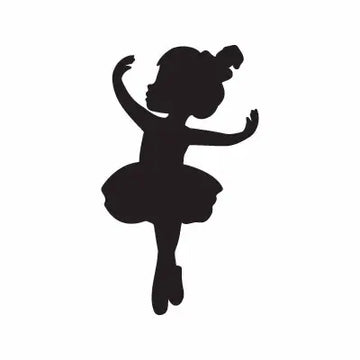Ballet Girl Dancer Sign Sticker Decal