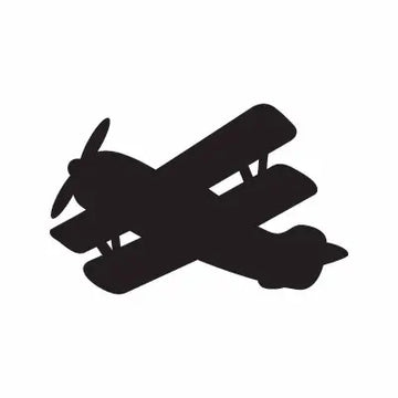 Airplane Sign Sticker Decal