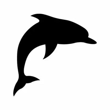Dolphin Animal Sign Sticker Decal
