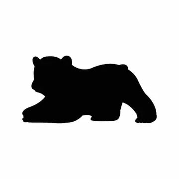Bear Baby Cub Animal Sign Sticker Decal